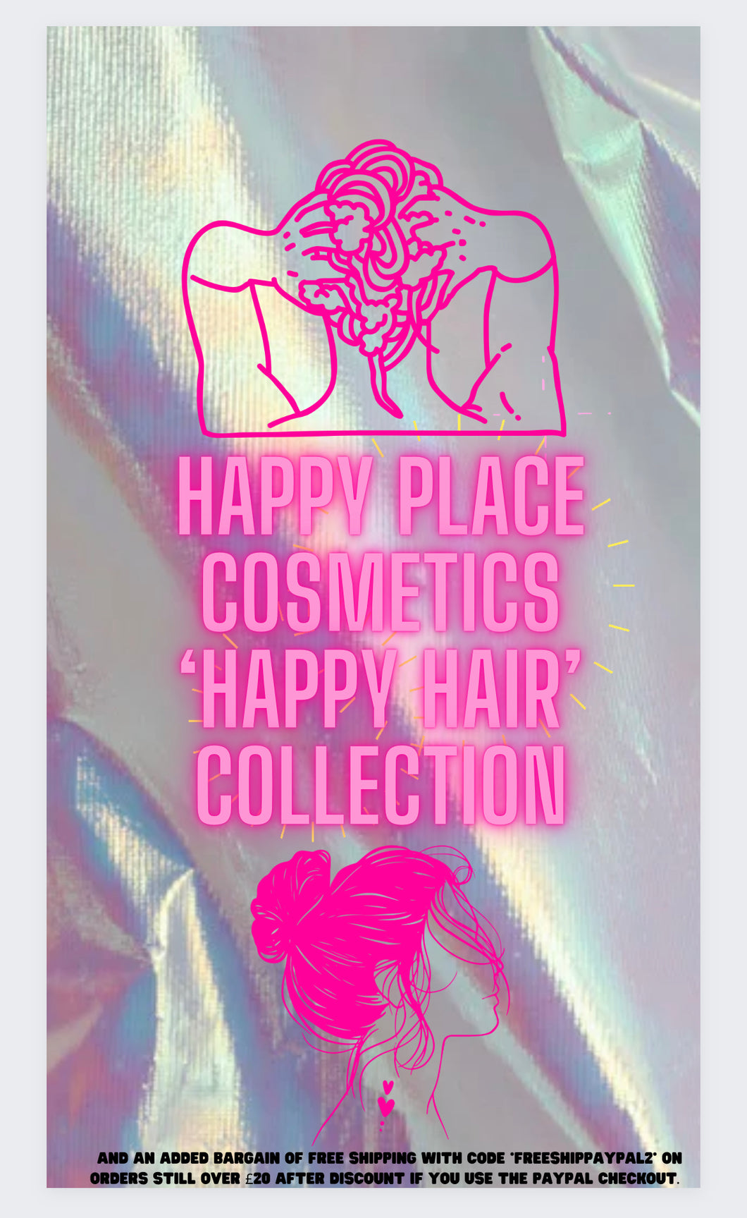 Happy Place Cosmetics Happy Hair Collection.